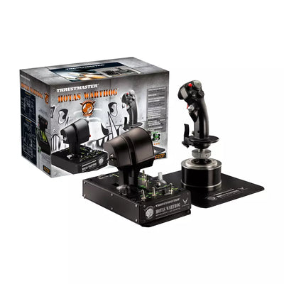 Thrustmaster HOTAS Warthog A-10C flight stick and throttle — premium all-metal HOTAS combo