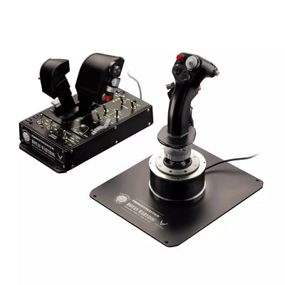 Thrustmaster HOTAS Warthog A-10C flight stick and throttle — premium all-metal HOTAS combo