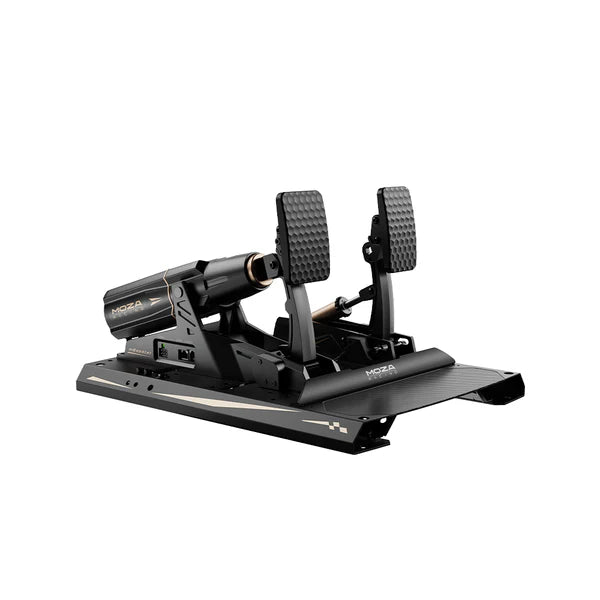 MOZA mBooster active pedal set for sim racing — complete active brake pedal system