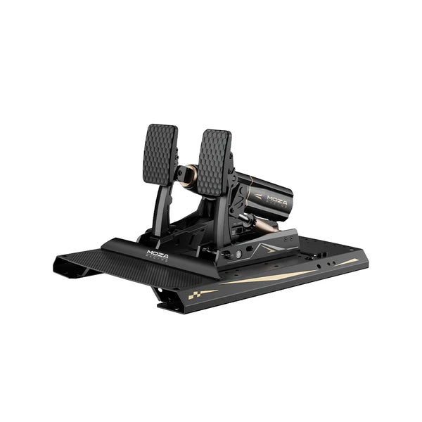 MOZA mBooster active pedal set for sim racing — complete active brake pedal system