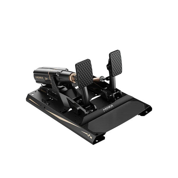 MOZA mBooster active pedal set for sim racing — complete active brake pedal system