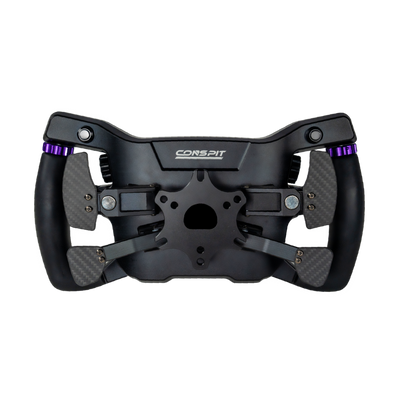 Conspit MAX 01 sim racing steering wheel — multifunction suede grip steering wheel