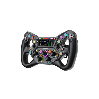 MOZA KS Pro sim racing steering wheel — premium GT design with aluminum spokes