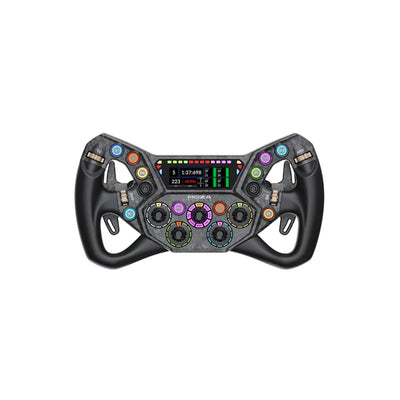 MOZA KS Pro sim racing steering wheel — premium GT design with aluminum spokes