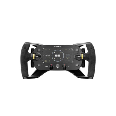 MOZA Porsche Mission R officially licensed sim racing steering wheel with OLED display