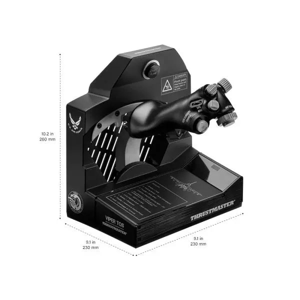 Thrustmaster Viper TQS HOTAS throttle for flight sim — F-16 licensed throttle unit