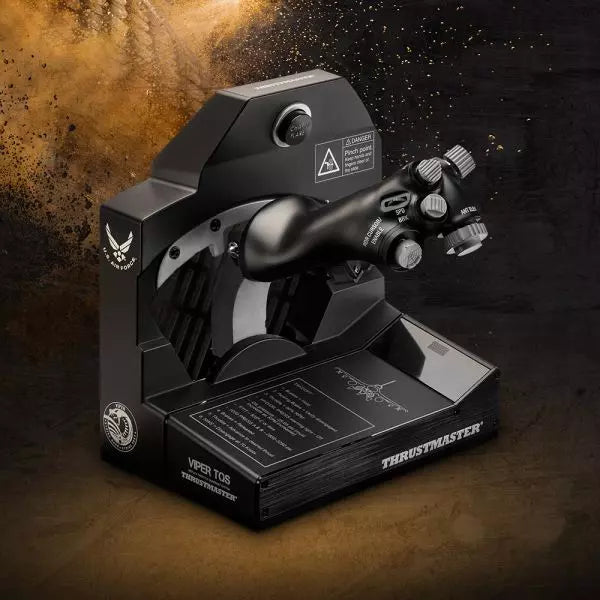 Thrustmaster Viper TQS HOTAS throttle for flight sim — F-16 licensed throttle unit