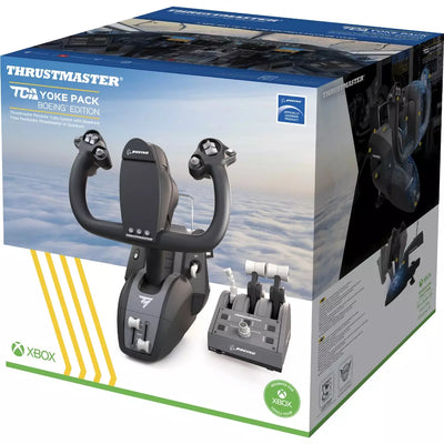 Thrustmaster TCA Yoke Pack Boeing Edition complete civil aviation flight sim setup