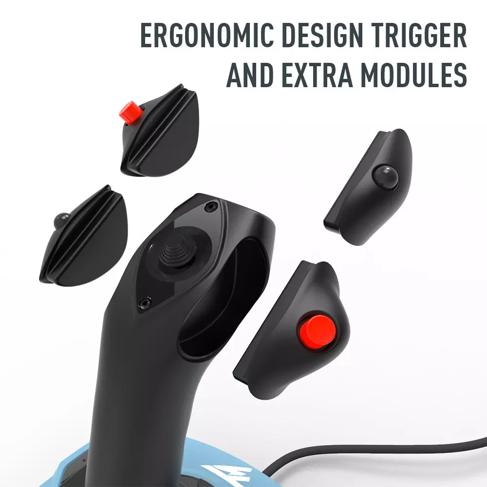 Thrustmaster TCA Officer Pack Airbus Edition for PC — sidestick and throttle combo
