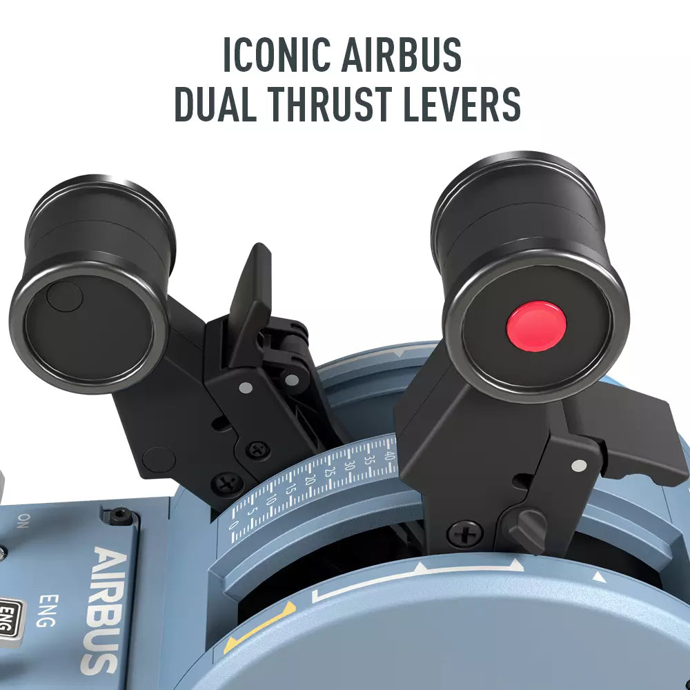 Thrustmaster TCA Quadrant Airbus Edition for PC — Airbus replica throttle quadrant flight sim
