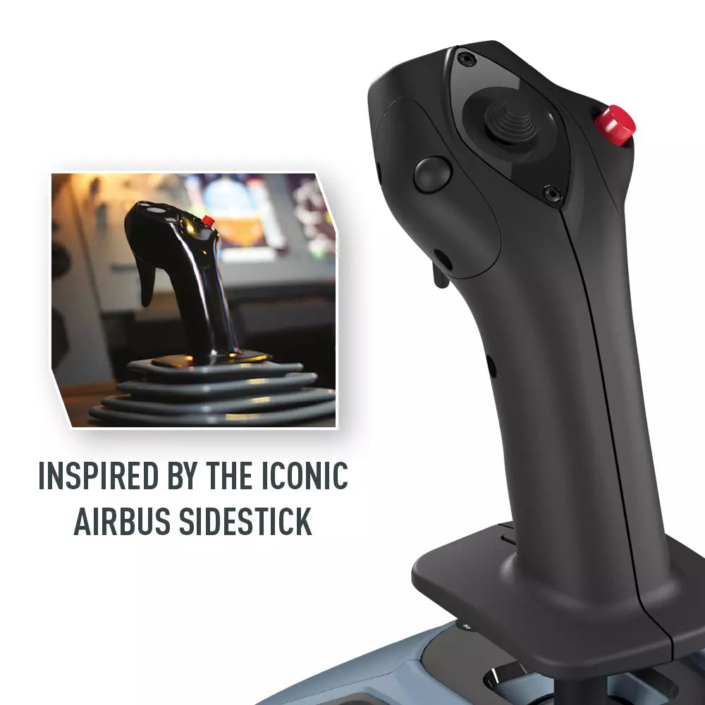 Thrustmaster TCA Sidestick Airbus Edition for PC — Airbus-style sidestick joystick