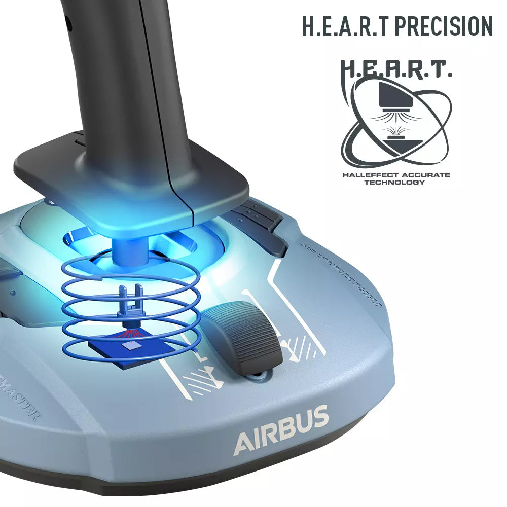 Thrustmaster TCA Sidestick Airbus Edition for PC — Airbus-style sidestick joystick